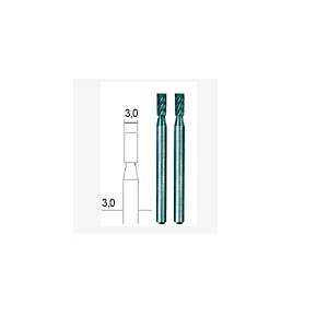 Proxxon Frez do drewna i metali cylindryczny 3 mm, wolframowo-wanadowy 2szt. 28722  - 4