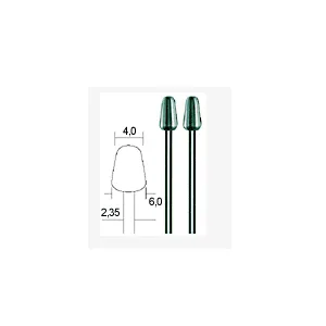 Proxxon Frez do drewna i metali stożkowy 6mm, wolframowo-wanadowy 2szt. 28723  - 4