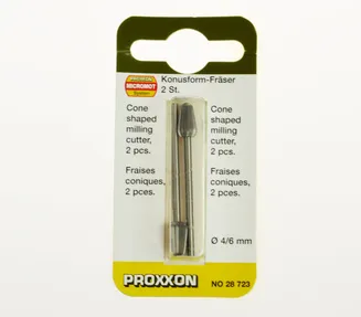 Proxxon Frez do drewna i metali stożkowy 6mm, wolframowo-wanadowy 2szt. 28723  - 3