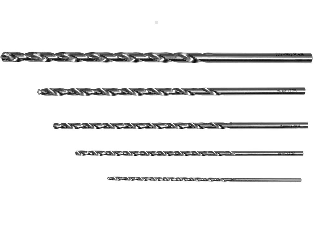 Yato Zestaw długich wierteł do metalu HSS 3-8 mm 5 el. YT-39820