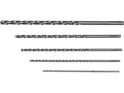 Yato Zestaw długich wierteł do metalu HSS 3-8 mm 5 el. YT-39820