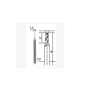 Proxxon Frez do stali i metali z węglika wolframu 1mm 28758   - 4