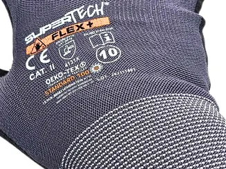 XL Rękawice nitryl gumowy + spandex TECH FLEX 10 RDF10 - 3