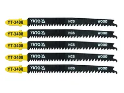 Yato Brzeszczoty do wyrzynarek HCS do drewna 13-8 TPI 5 szt. YT-3408