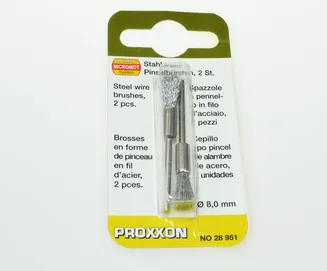 Proxxon Szczotka stalowa 8 mm, 2 szt. 28951 - 3