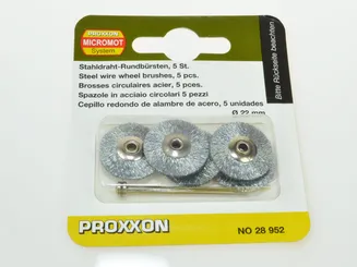 Proxxon Szczotka stalowa tarczowa 22 mm, 5 szt. 28952 - 2