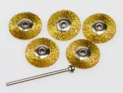 Proxxon Szczotki mosiężne tarczowa 22mm kpl. 5szt. 28962