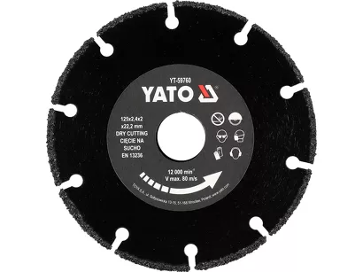 Yato Tarcza do drewna z nasypem HM 125 mm YT-59760