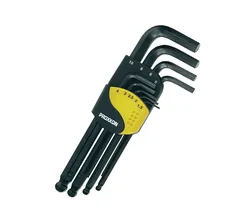 Proxxon Klucze imbusowe Hex z kulką 9 szt. 23946 