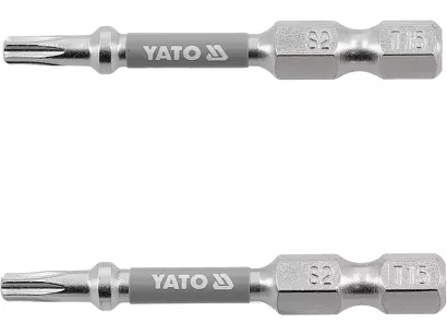 Yato Bity udarowe 1/4"x50 mm T15 2 szt. niklowane YT-78032