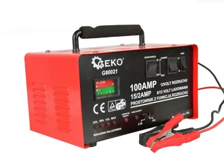 Geko Prostownik ładowarka z rozruchem PTC100-B G80021  - 3