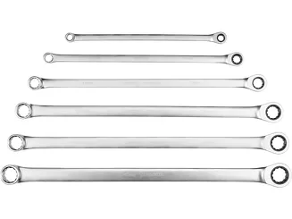 Yato Zestaw kluczy oczkowych długich z grzechotką 8-19 mm 6 szt. YT-50385 - 4