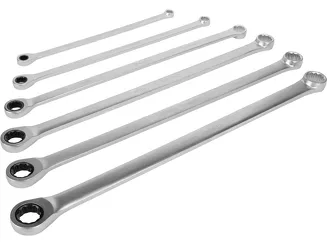 Yato Zestaw kluczy oczkowych długich z grzechotką 8-19 mm 6 szt. YT-50385 - 5