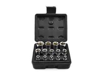 Geko Klucze nasadowe torx E4-E24 zestaw 14szt. G13566 - 2
