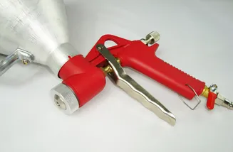 Geko Pistolet do tynków i farb strukturalnych metalowy zbiornik G01145 - 2