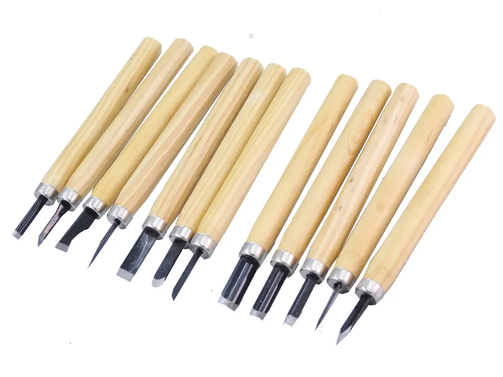 XL Tools Dłuta snycerskie mini do rzeźbienia - zestaw hobby DLT12