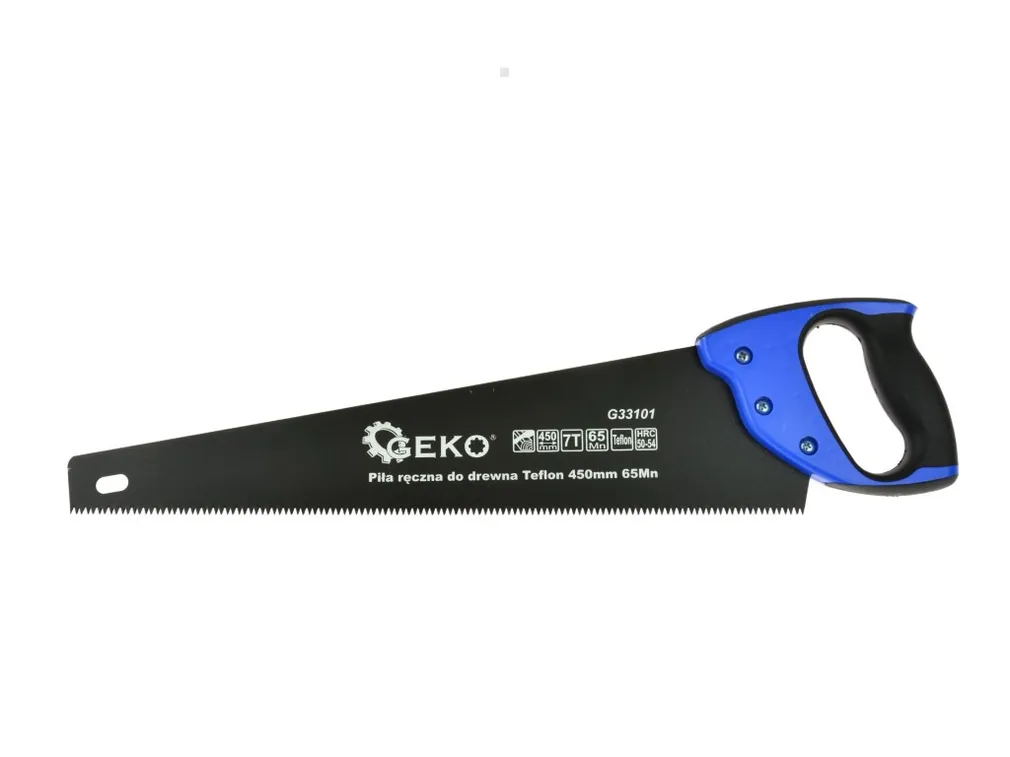Geko Piła ręczna do drewna Teflon 450mm 65Mn G33101