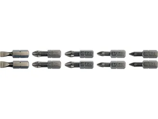 Yato Zestaw grotów do wkrętarki 25mm 10 szt. wytrzymałe YT-04822 - 2