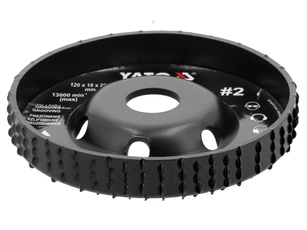 Yato Frez tarnik pełny wypukły 120x18 nr2 YT-59185