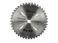Geko Tarcza do cięcia drewna 350x30mm z otworami 40z. G78151 