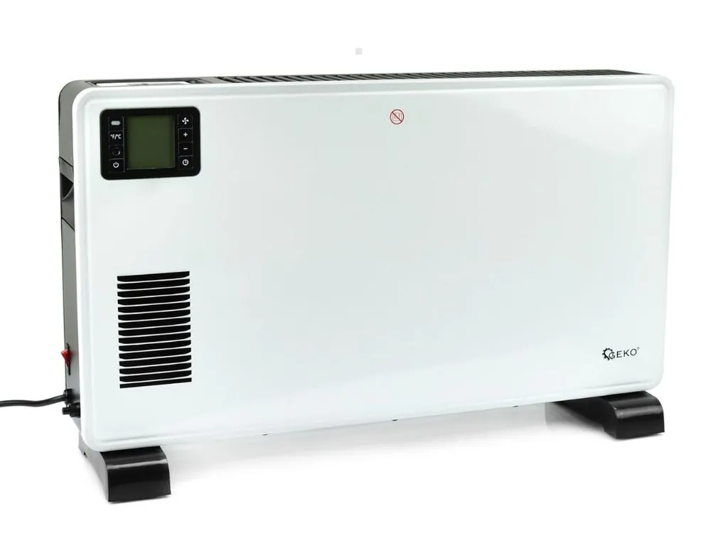 Geko Grzejnik konwektorowy LCD z pilotem sterowania G80441