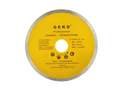 Geko Tarcza diemantowa do cięcia betonu pełna 125mm G00241