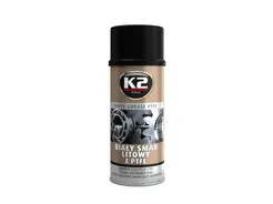 K2 Smar litowy biały z PTFE 400 ml W121 