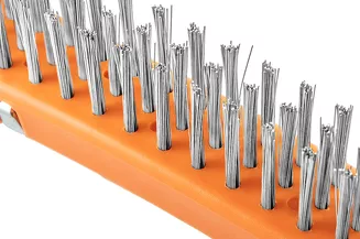 NEO Tools Szczotka druciana nierdzewna ze skrobakiem 3x19 rzędów 39-052 - 3