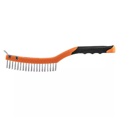 NEO Tools Szczotka druciana nierdzewna ze skrobakiem 3x19 rzędów 39-052