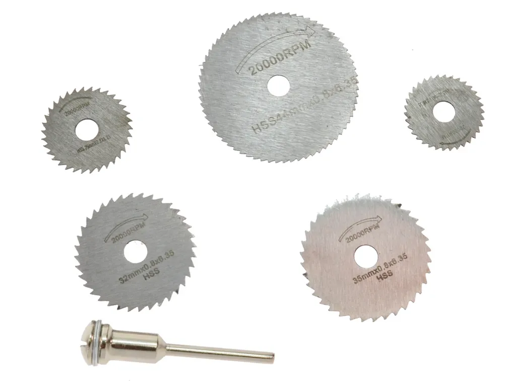 Drel Tarcze do drewna mini zestaw 6el. CON-ATA-1020