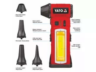 Yato Dmuchawa mini turbo akumulatorowa bezszczotkowa do PC YT-82937 - 10