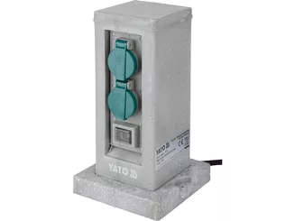 Yato Gniazdo ogrodowe słupek kamień podwójne IP44 230 V YT-81273 - 2