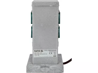 Yato Gniazdo ogrodowe słupek kamień podwójne IP44 230 V YT-81273 - 4