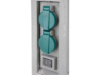 Yato Gniazdo ogrodowe słupek kamień podwójne IP44 230 V YT-81273 - 6
