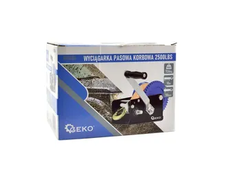 Geko Wyciągarka pasowa korbowa 2500lbs G01086 - 5