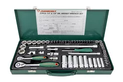Jonnesway Zestaw 57szt. narzędzi 1/4" i 3/8" S04H3157S