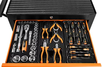 NEO Tools Szafka warsztatowa 5 szuflad z zestawem 117 narzędzi 84-214-6 - 3