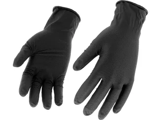 Yato Rękawice nitrylowe mocne tekstura diamentu rozmiar M 50 szt. YT-74741 - 5