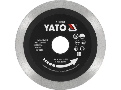 Yato Tarcza diamentowa 115mm do ceramiki precyzyjna YT-59951