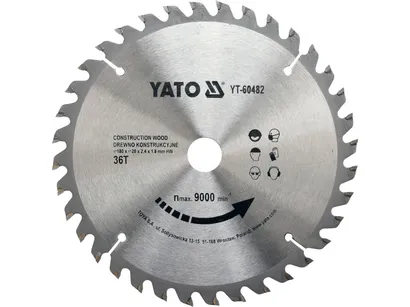 Yato Tarcza widiowa do drewna 180x36Tx20mm wytrzymała YT-60482
