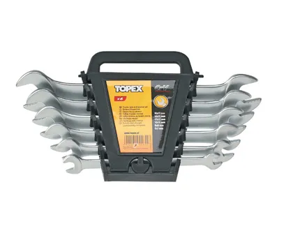 Topex Klucze płaskie komplet 6szt. 6-17mm 35D655  