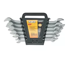 Topex Klucze płaskie komplet 8szt. 6-22mm 35D656 