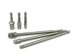 Geko Redukcje do nasadek HEX 1/4" 3/8" 1/2" 6el. G10172