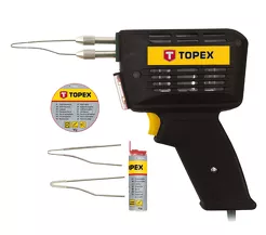 Topex Lutownica transformatorowa 150W z akcesoriami 44E005