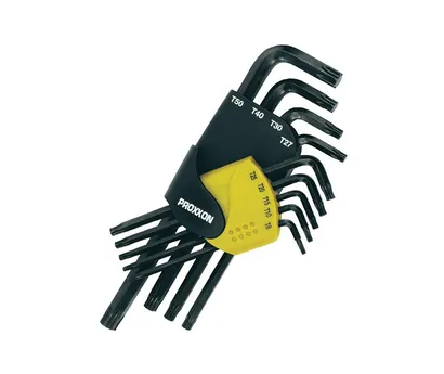 Proxxon Klucze imbusowe 9 szt. Torx T8-T50  23944 