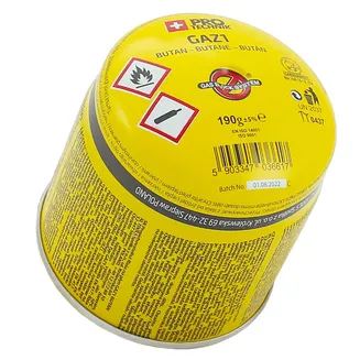 XL Gaz w kartuszu do palników gazowych nakłuwany 190g 5szt. - 2