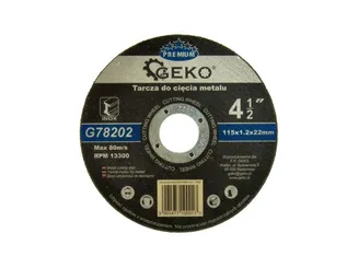 Geko Tarcza do cięcia metalu 115x1,2mm 10szt. G78202  - 2