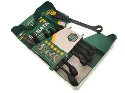 Sata Klucze płasko oczkowe z grzechotką kpl. 8-17mm X6 ST47530
