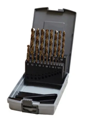 Abraboro Zestaw wierteł do metalu HSS-Co 19szt. AB00141919