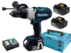 Makita Wiertarko wkrętarka udarowa akumulatorowa 18V 2 x 5Ah DHP451RTJ